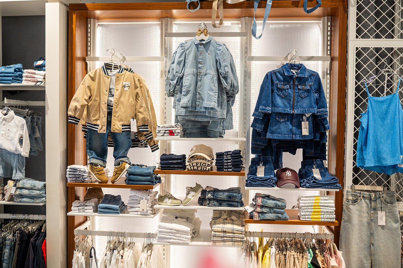 Kidswear display at Milenyum Kids